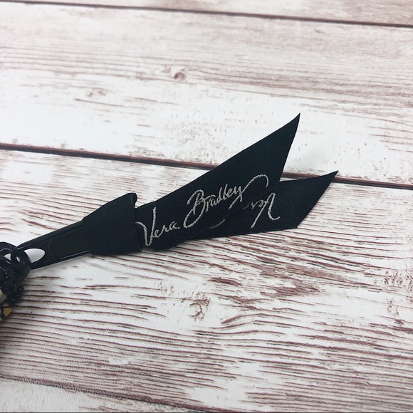 Vera Bradley Yellow Floral Leopard Print Wallet - Picture 3 of 5